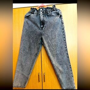 WEGO Japanese brand Waist frill gray denim pants size M